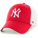 cepice-zaoblena-cervena-snapback-new-york-yankees-mlb-47-brand