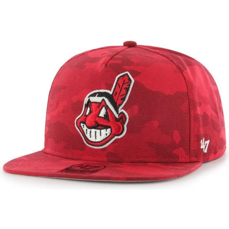 cepice-rovna-maskacova-snapback-cleveland-indians-mlb-47-brand
