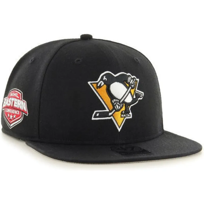 cepice-rovna-cerna-snapback-pittsburgh-penguins-nhl-47-brand