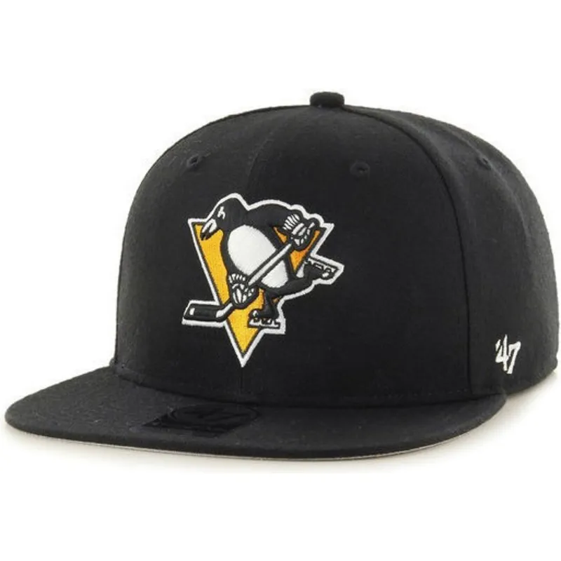 cepice-rovna-cerna-snapback-pittsburgh-penguins-nhl-47-brand