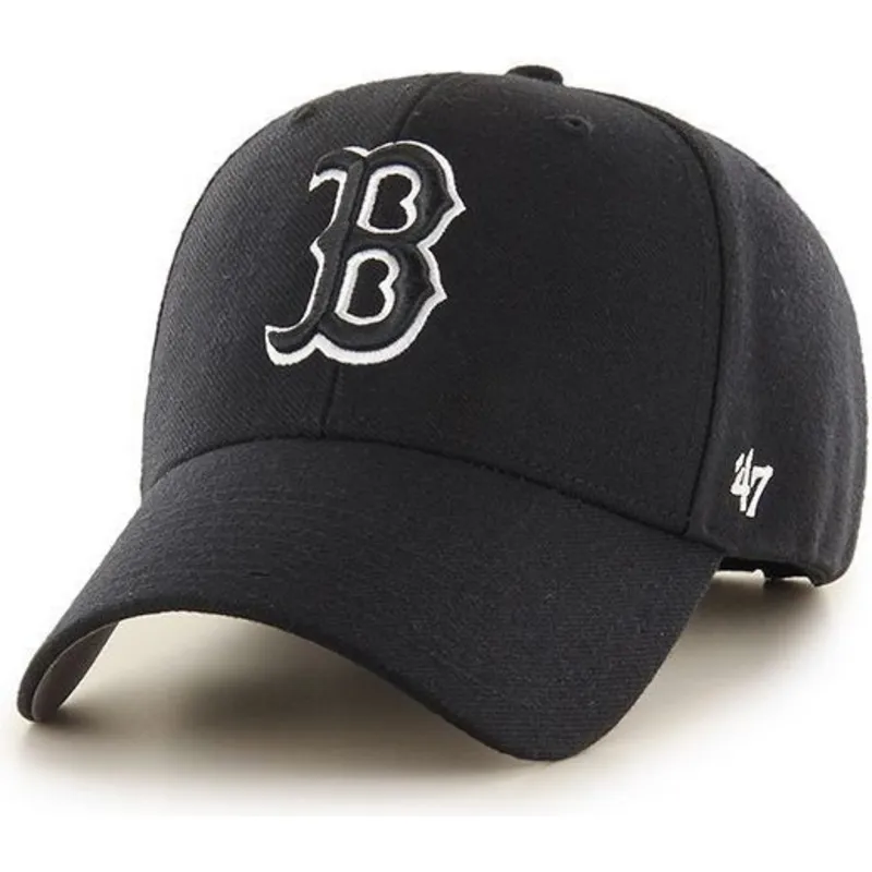 cepice-zaoblena-cerna-snapback-boston-red-sox-mlb-47-brand
