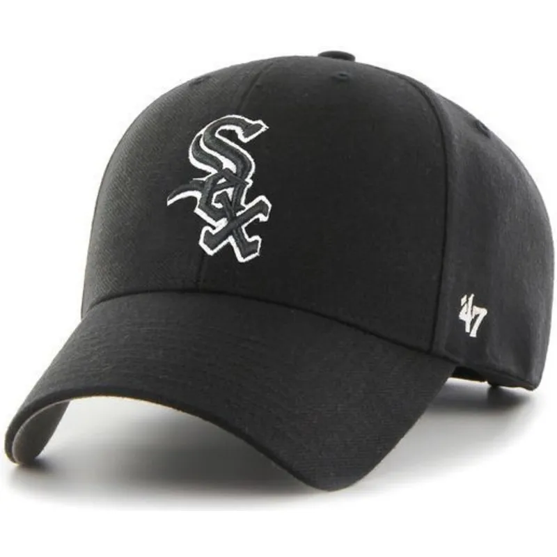 cepice-zaoblena-cerna-snapback-chicago-white-sox-mlb-47-brand