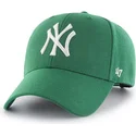 cepice-zaoblena-zelena-snapback-new-york-yankees-mlb-47-brand