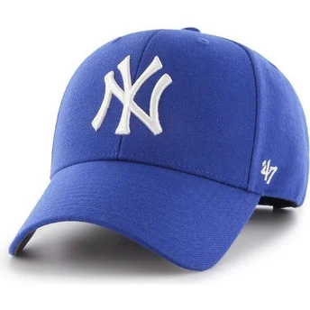 Blaue gebogene Snapback-Kappe der New York Yankees MLB MVP von 47 Brand