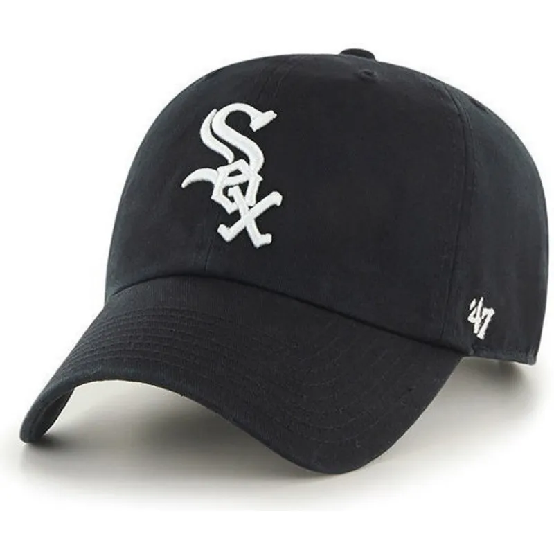 cepice-zaoblena-cerna-nastavitelny-chicago-white-sox-mlb-47-brand