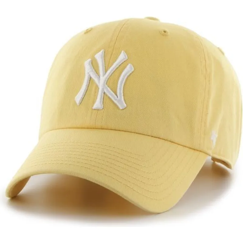cepice-zaoblena-zluta-nastavitelny-new-york-yankees-mlb-47-brand