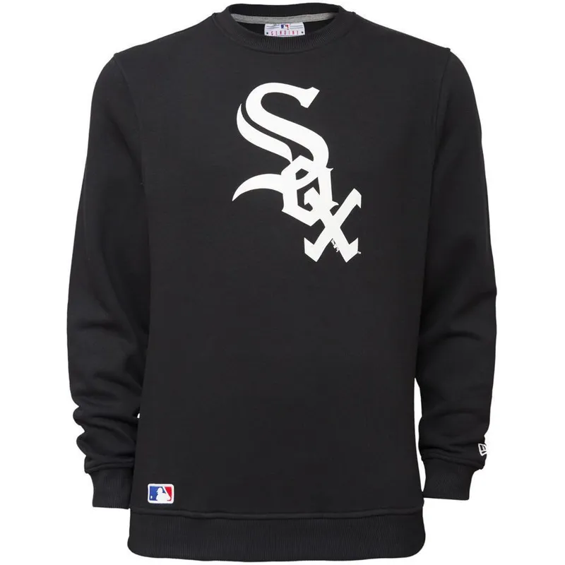 mikiny-bez-kapuce-cerna-crew-neck-chicago-white-sox-mlb-new-era