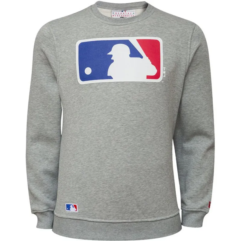 graues-crew-neck-sweatshirt-der-mlb-von-new-era