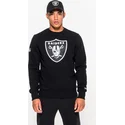 mikiny-bez-kapuce-cerna-crew-neck-las-vegas-raiders-nfl-new-era