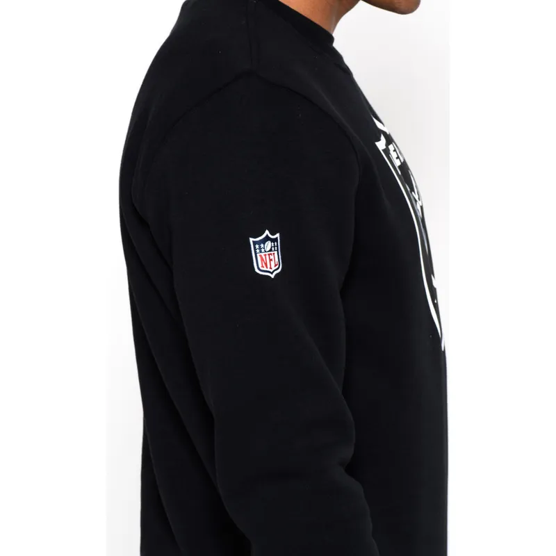 mikiny-bez-kapuce-cerna-crew-neck-las-vegas-raiders-nfl-new-era
