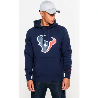 New Era Houston Texans NFL Pullover Hoodie Kapuzenpullover Sweatshirt blau