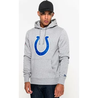 New Era Indianapolis Colts NFL Pullover Hoodie Kapuzenpullover Sweatshirt grau