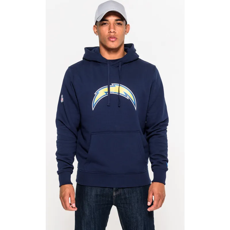 mikiny-s-kapuci-modra-pullover-hoodie-los-angeles-chargers-nfl-new-era