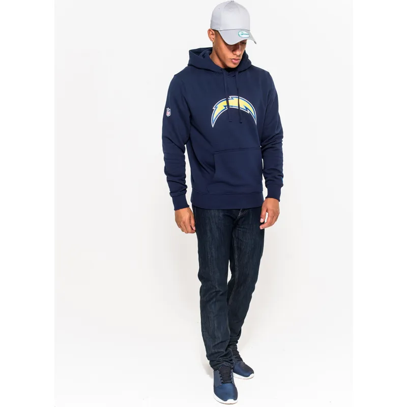 mikiny-s-kapuci-modra-pullover-hoodie-los-angeles-chargers-nfl-new-era