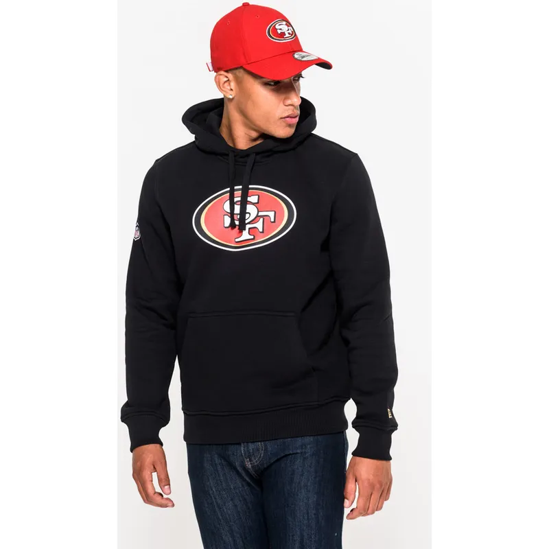 mikiny-s-kapuci-cerna-pullover-hoodie-san-francisco-49ers-nfl-new-era