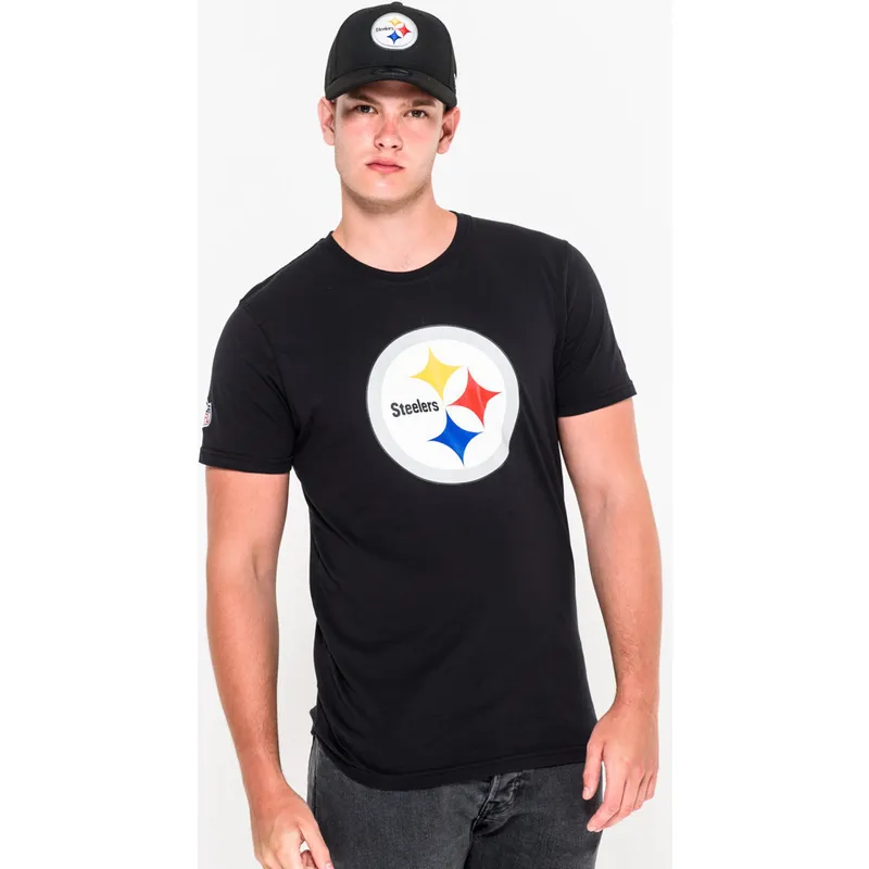 tricka-kratky-rukav-cerna-pittsburgh-steelers-nfl-new-era