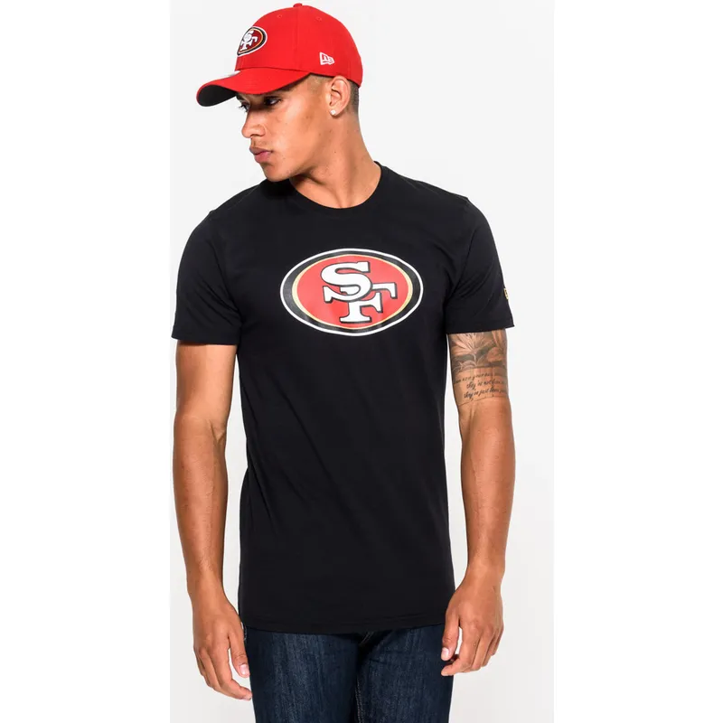 tricka-kratky-rukav-cerna-san-francisco-49ers-nfl-new-era