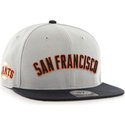 47-brand-flat-brim-san-francisco-giants-text-mlb-cap-grau