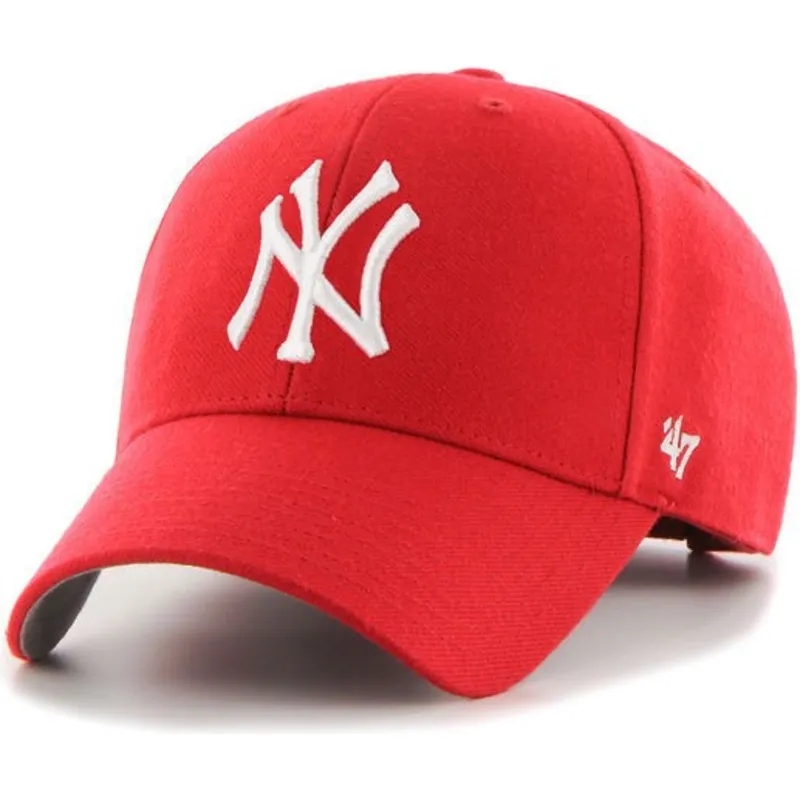 cepice-zaoblena-cervena-nastavitelny-new-york-yankees-mlb-47-brand