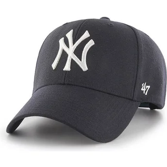 Čepice zaoblená námořnická modrá snapback New York Yankees MLB 47 Brand