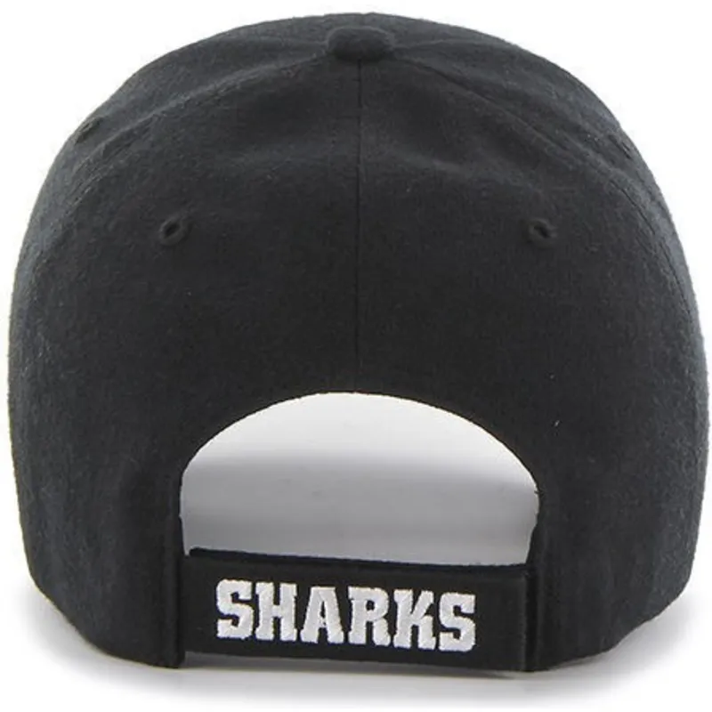 cap-zaoblena-black-adjustable-strap-san-jose-sharks-nhl-47-brand