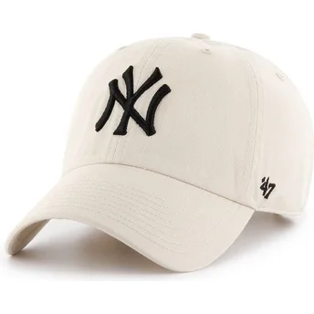 cap-zaoblena-cream-adjustable-strap-new-york-yankees-mlb-47-brand