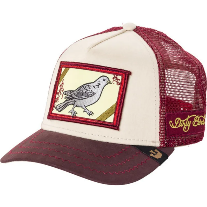 cepice-zaoblena-zadne-zvire-cervena-snapback-pajaro-dirty-bird-the-farm-de-goorin-bros