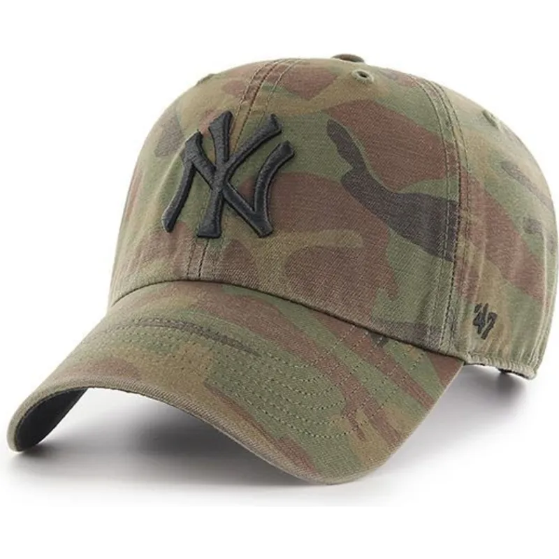 cap-zaoblena-camouflage-adjustable-strap-negro-new-york-yankees-mlb-47-brand