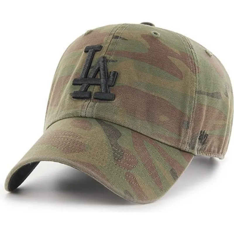 cap-zaoblena-camouflage-adjustable-strap-negro-los-angeles-dodgers-mlb-47-brand