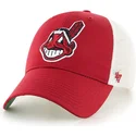 cepice-zaoblena-cervena-snapback-cleveland-indians-mlb-47-brand