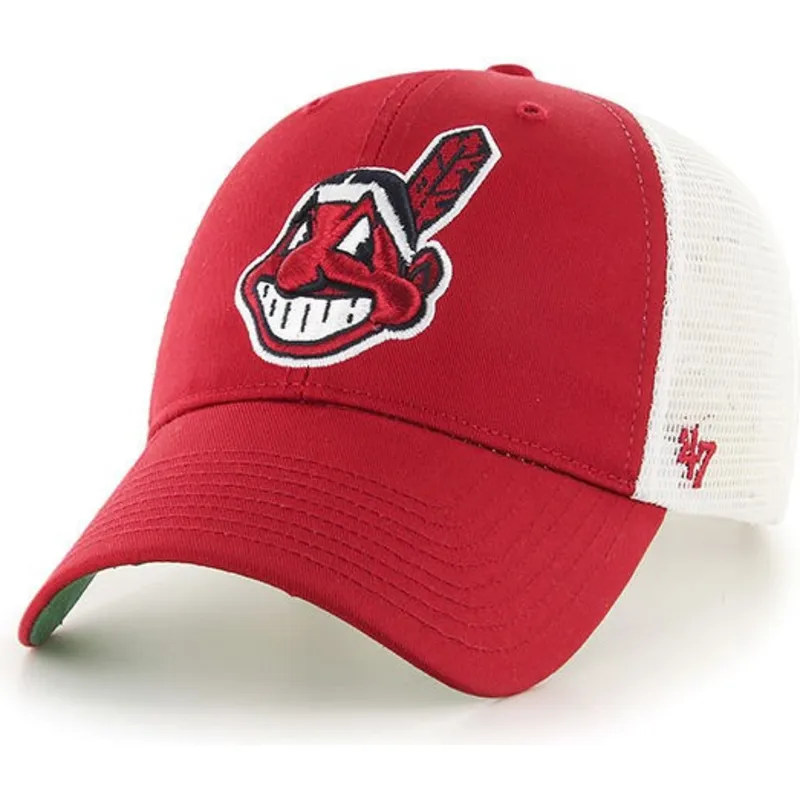 cepice-zaoblena-cervena-snapback-cleveland-indians-mlb-47-brand