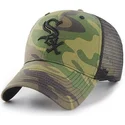 chicago-white-sox-mlb-mvp-branson-trucker-kappe-in-tarnmuster-mit-schwarzem-logo-von-47-brand