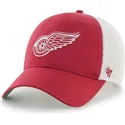 rote-trucker-kappe-detroit-red-wings-nhl-mvp-branson-von-47-brand
