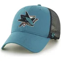 cepice-zaoblena-zelena-snapback-san-jose-sharks-nhl-47-brand