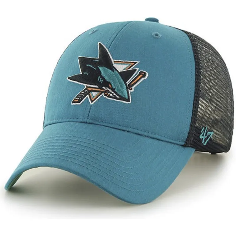 cepice-zaoblena-zelena-snapback-san-jose-sharks-nhl-47-brand