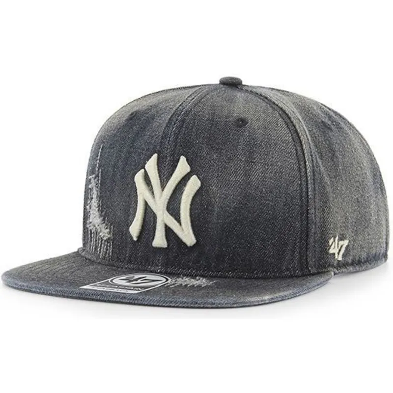 cepice-rovna-cerna-snapback-vaquero-new-york-yankees-mlb-47-brand