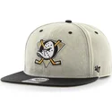 anaheim-ducks-nhl-captain-cement-graue-flache-kappe-von-47-brand