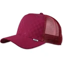 cepice-zaoblena-cervena-snapback-a-cuadros-tie-check-djinns