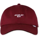 verstellbare-rote-curved-cap-texting-never-not-busy-von-djinns