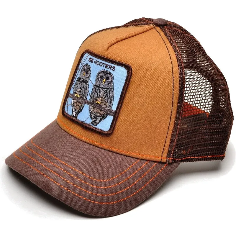 cepice-zaoblena-hneda-snapback-lechuzas-hooters-the-farm-goorin-bros