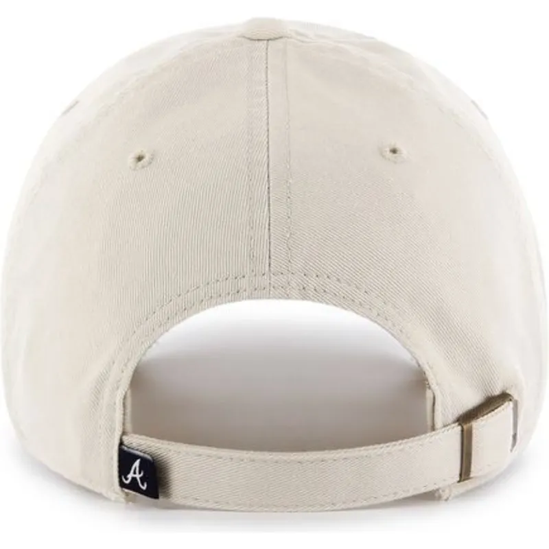 cepice-zaoblena-kremova-nastavitelny-atlanta-braves-mlb-clean-up-atlanta-braves-mlb-47-brand