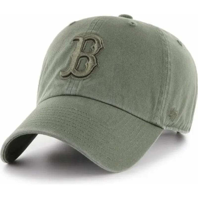 cepice-zaoblena-zelena-nastavitelny-boston-red-sox-mlb-47-brand
