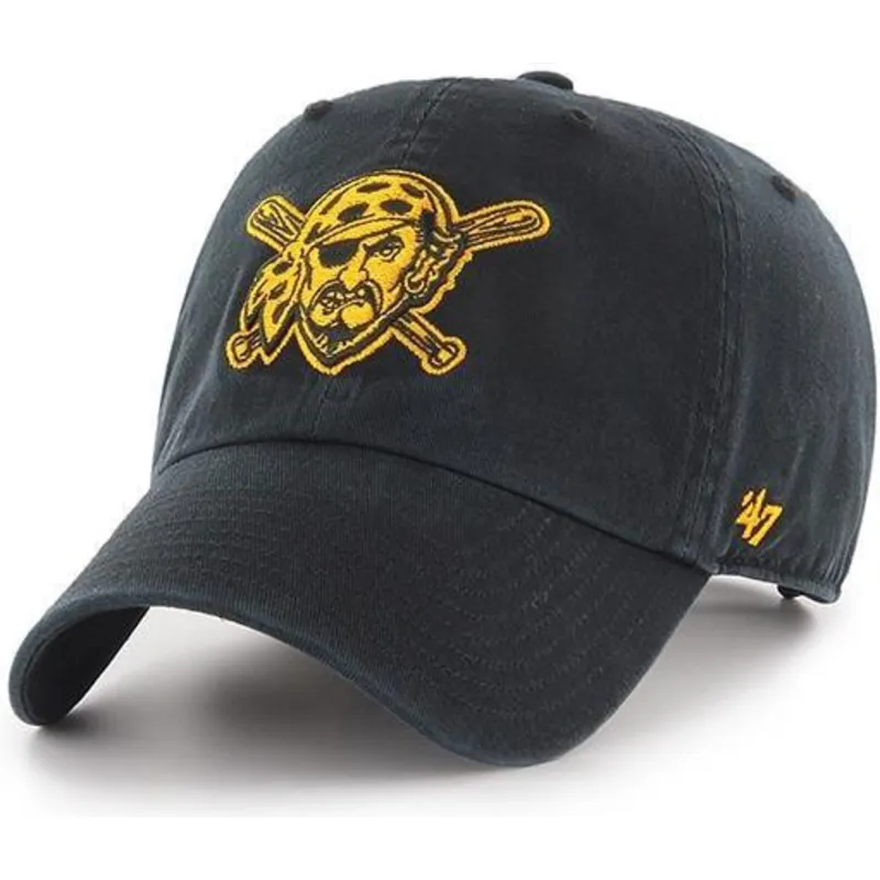 cap-zaoblena-black-adjustable-strap-pittsburgh-pirates-mlb-47-brand