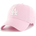 cepice-zaoblena-ruzova-nastavitelny-los-angeles-dodgers-mlb-47-brand