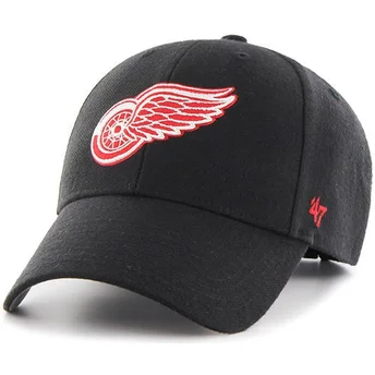 cepice-zaoblena-cerna-nastavitelny-detroit-red-wings-nhl-47-brand