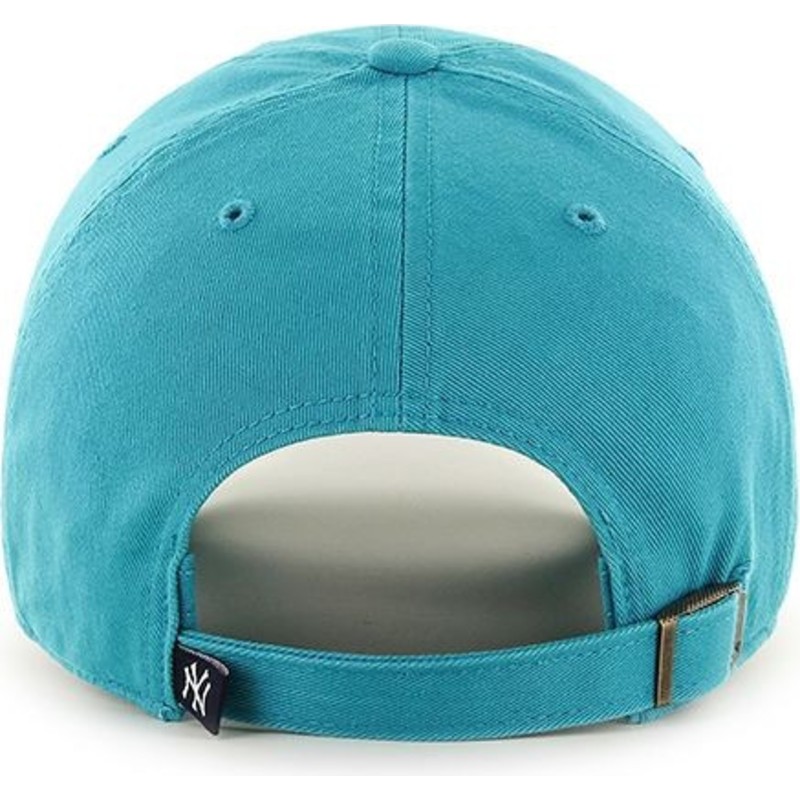 47-brand-curved-brim-new-york-yankees-mlb-clean-up-blau-snapback-cap-grun