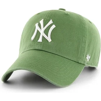 cepice-zaoblena-zelena-nastavitelny-helecho-new-york-yankees-mlb-47-brand
