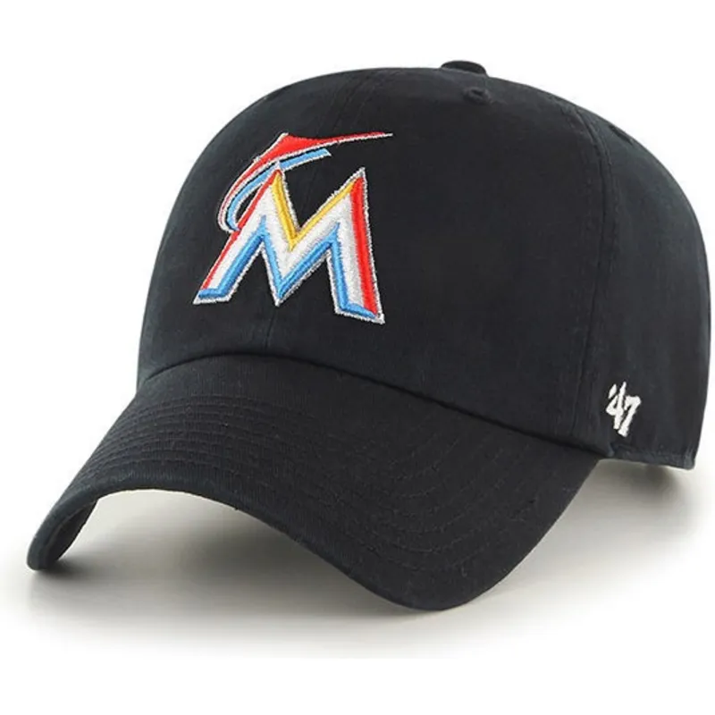 cepice-zaoblena-cerna-nastavitelny-miami-marlins-mlb-47-brand