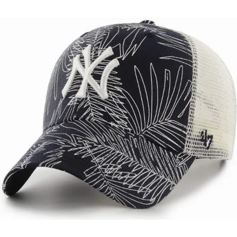 cepice-zaoblena-namornicka-modra-snapback-new-york-yankees-mlb-47-brand