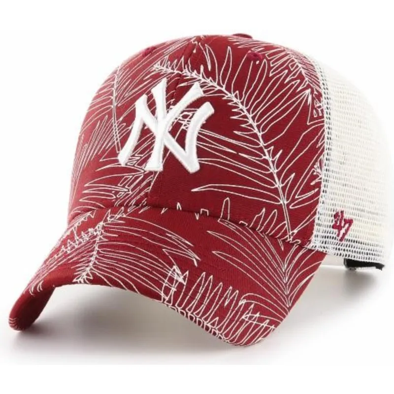 cepice-zaoblena-cervena-snapback-new-york-yankees-mlb-47-brand cepice-zaoblena-cervena-snapback-new-york-yankees-mlb-47-brand